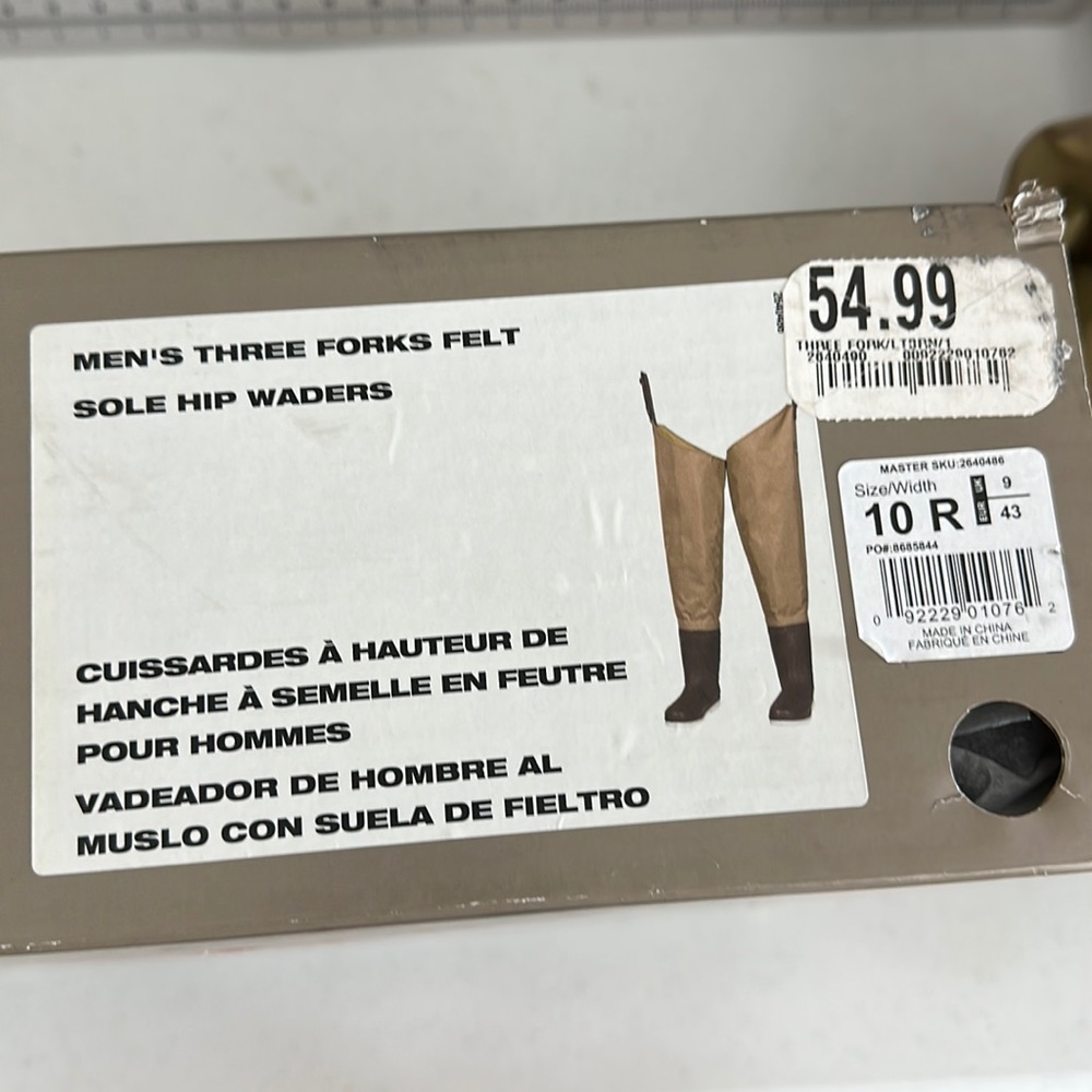 White River Mens Three Forks Felt Sole Hit Waders